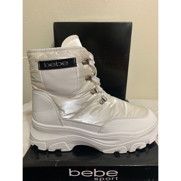 BEBE Jadah Lug Sole Hiking Boots 🤍 - Picture 14 of 17
